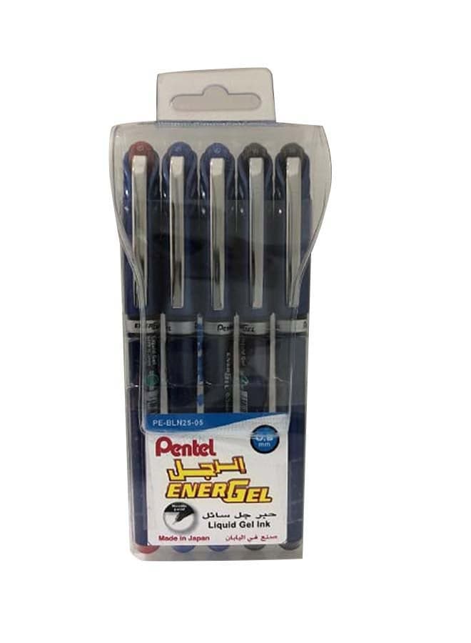 5-Piece Energel Needle Tip Multicolour
