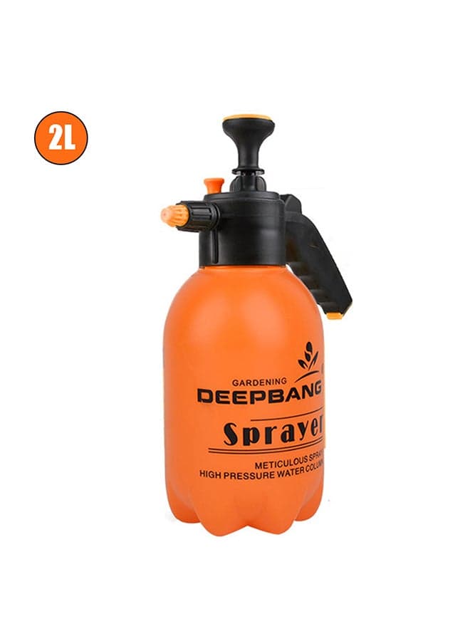Garden Pump Handheld Water Sprayer Orange/Black 2Liters
