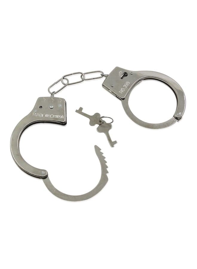 Metal Fake Handcuffs With 2 Keys T2482
