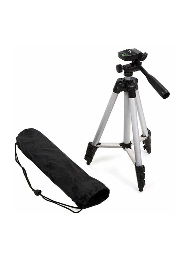 Portable Tripod For Digital Cameras And Smartphones Black