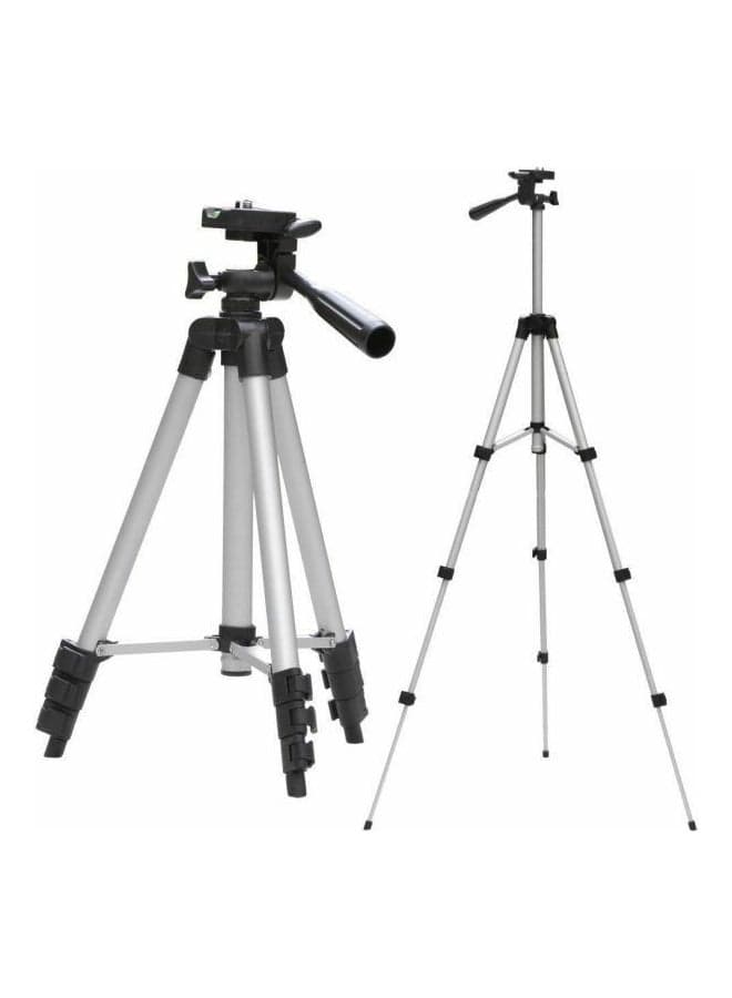 Camera Monopod Stand With Carry Bag Silver