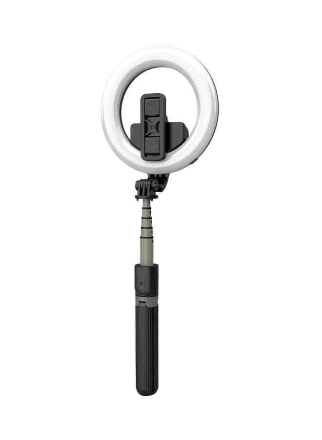 LED Wireless Selfie Stick With Tripod Stand Black/Grey/White