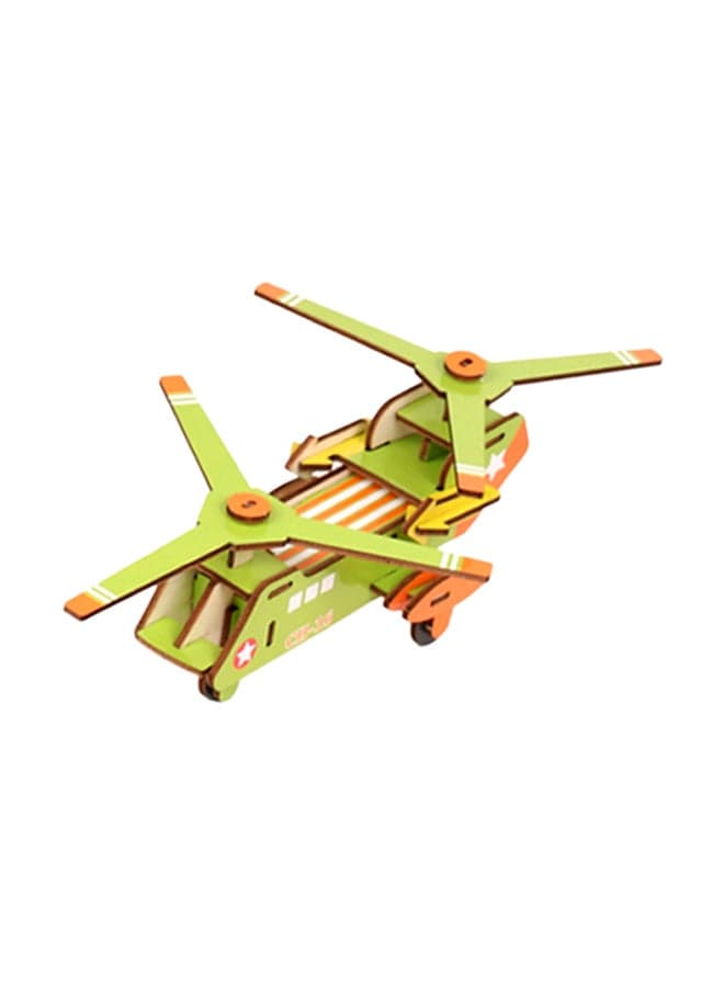 Wooden 3D Aircraft Puzzle
