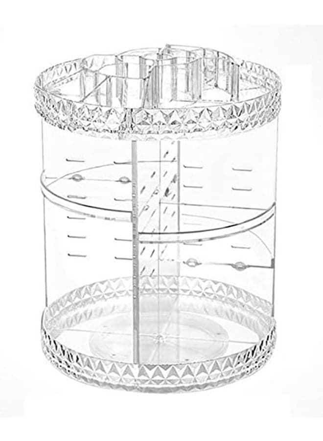 Rotating Makeup Organizer Clear