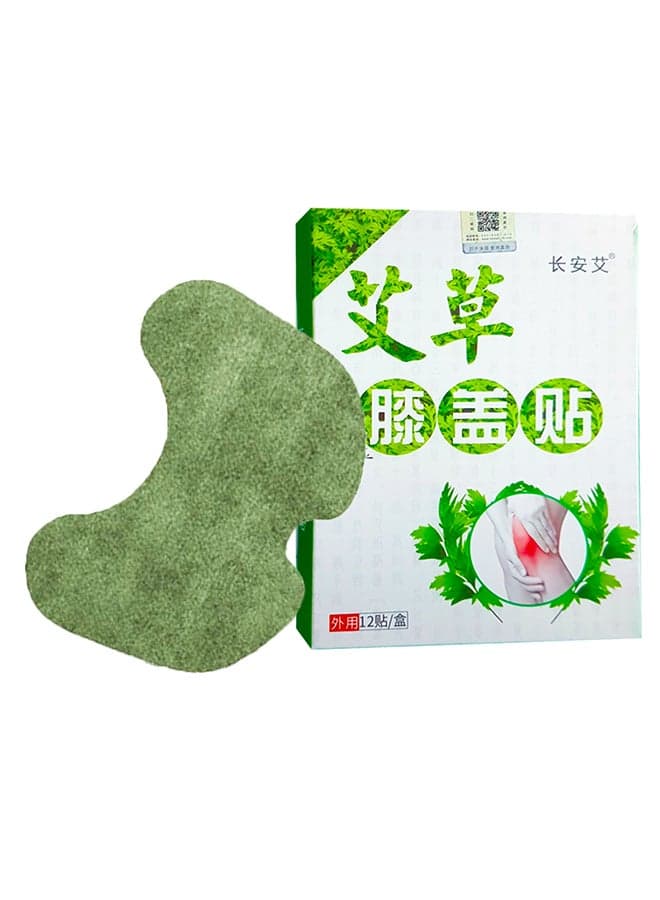 12 Pieces Knee Patch for Pain Relief Wormwood Extract Knee Plaster Sticker Knee Joint Ache Rheumatoid Arthritis Knee Pain Sciatica Plaster Body Patch