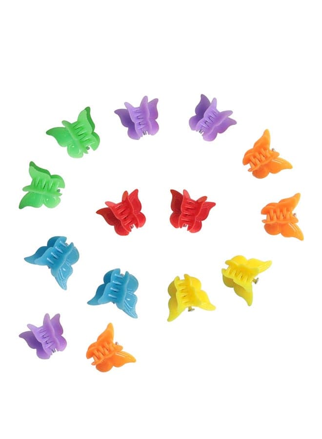 Pack of 160 Mini Hair Clips Multicolour