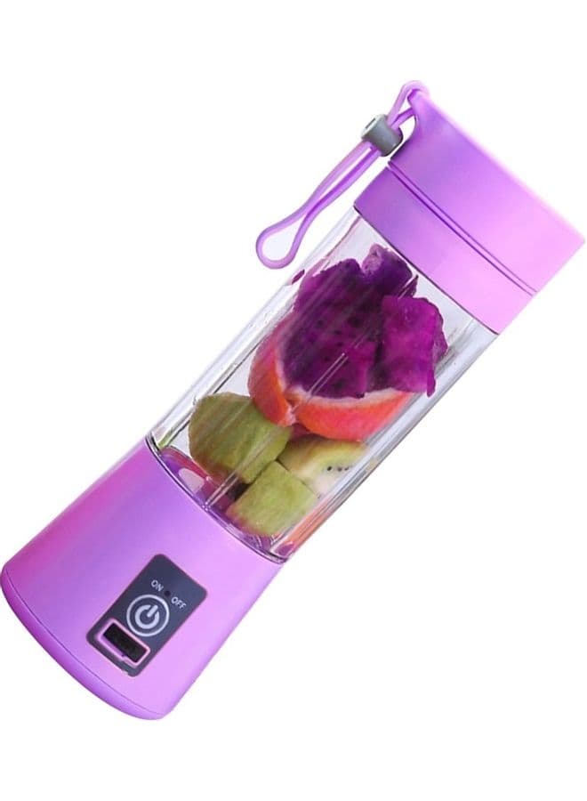 Electric Fruit Juicer Machine Blender Smoothie Maker USB Rechargeable CA844456 Purple