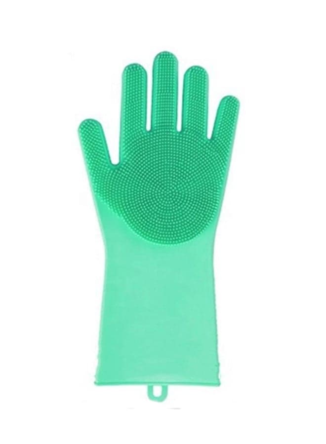 Bathing Grooming Pets Gloves Light Green