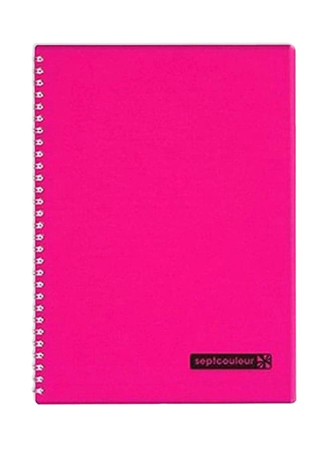 Septcouleur Spiralbound Notebook Pink