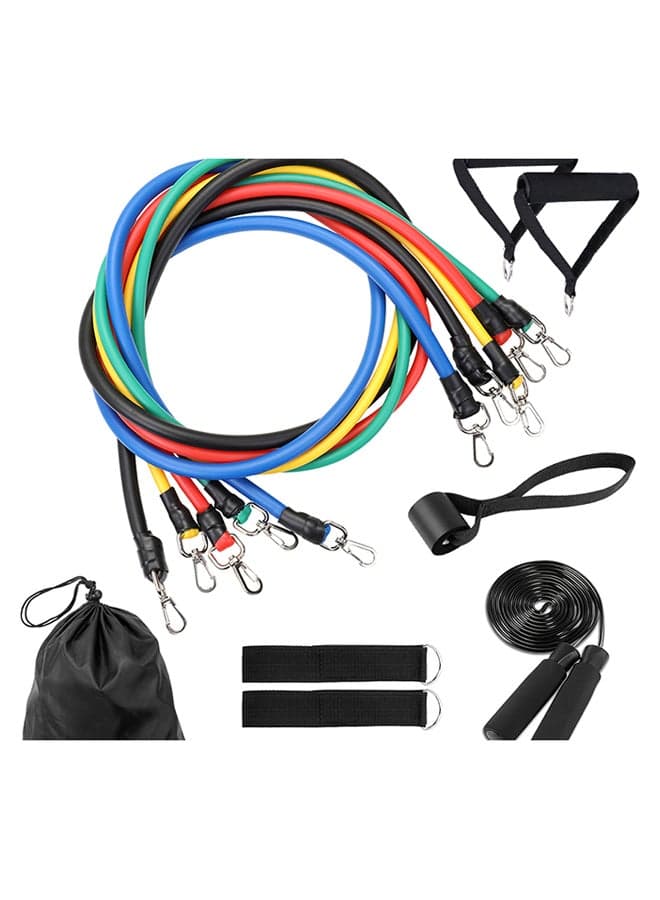 11-Piece Resistance Bands Set 28 x 8cm