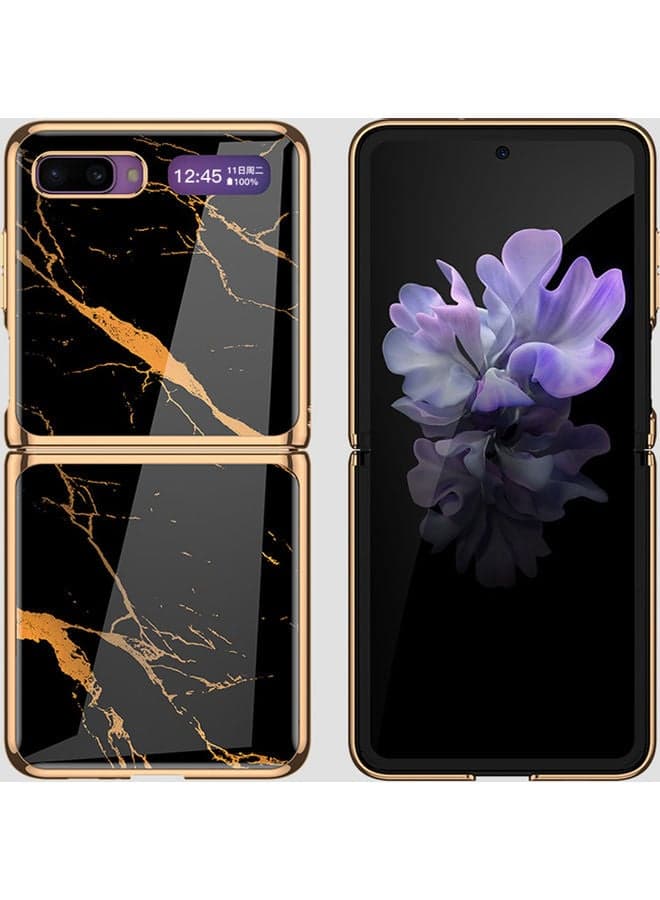 Folding Protective Case Cover For Samsung Galaxy Z black/Gold