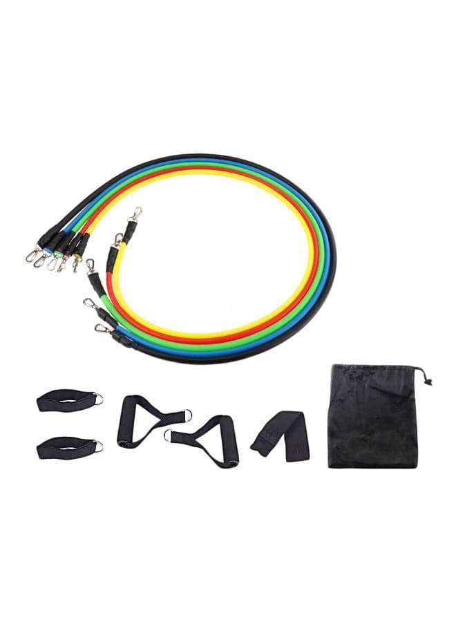 11-Piece Exercise Resistance Band Set