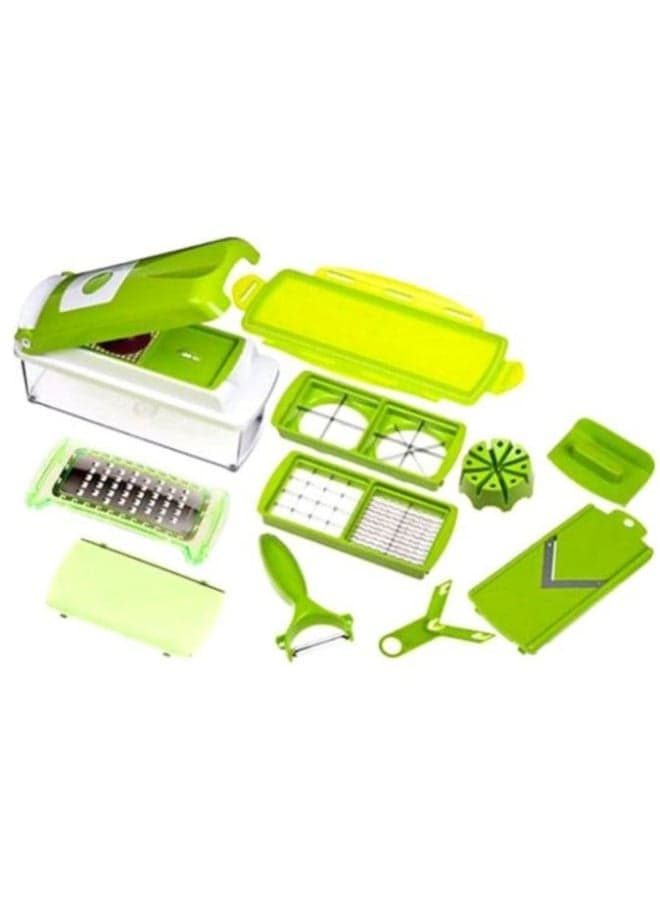 Multifunction Vegetable And Fruit Slicer Green/White