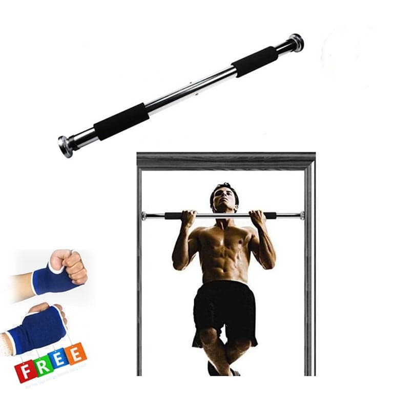 2-Piece Pull Up Bar with Free Palm Rest Support Set 100cm