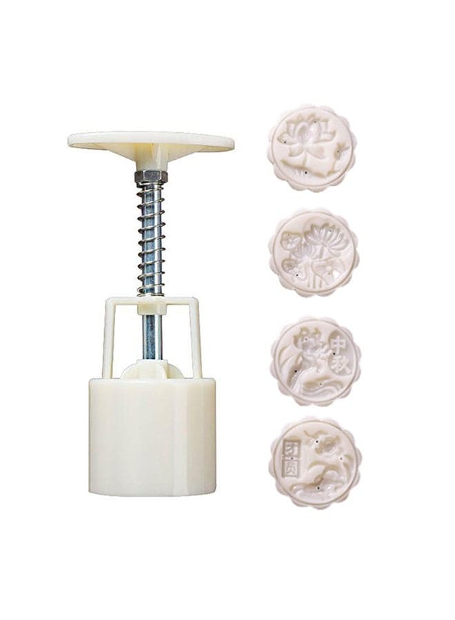 Moon Cake Making Mould White