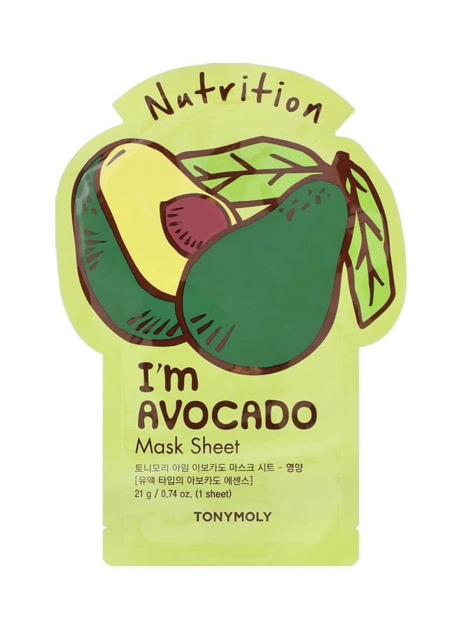 I'm Avocado Nutrition Mask Sheet 21grams