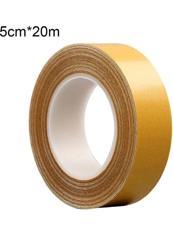 20m Strong Glass Fiber Transparent Mesh Traceless Adhesive Double-sided Tape brown 20*10*20cm