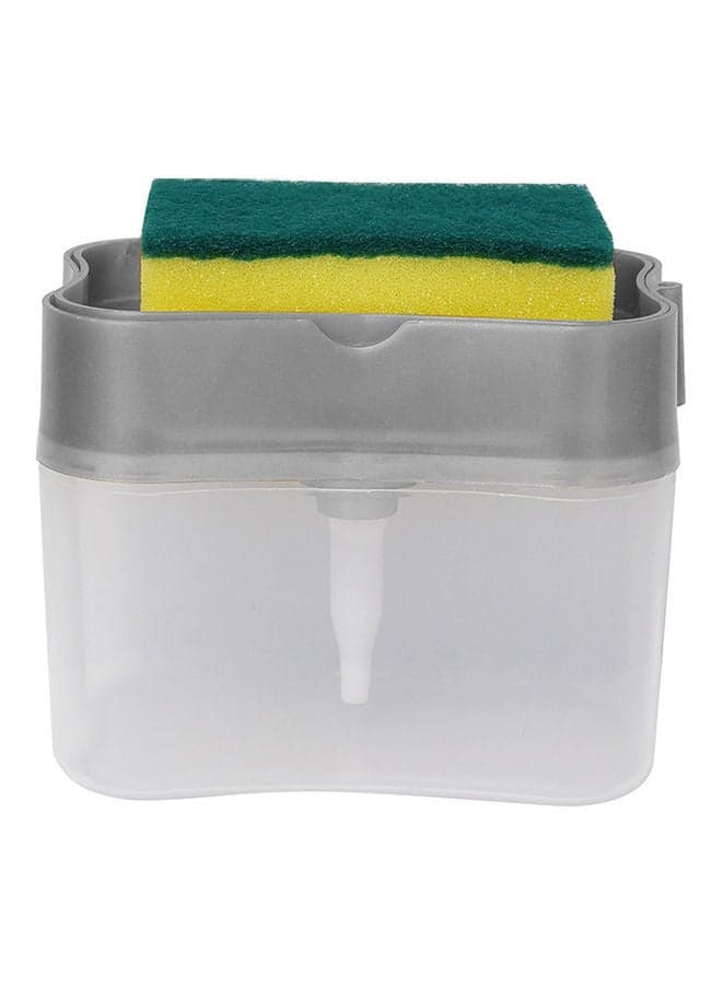 Dishwashing Soap Dispenser Silver 14x10x10.5cm