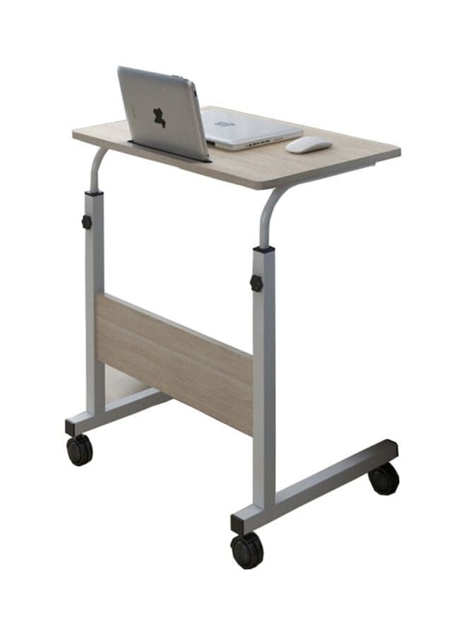 Removable Laptop Desk Beige/Silver 60x40x90cm