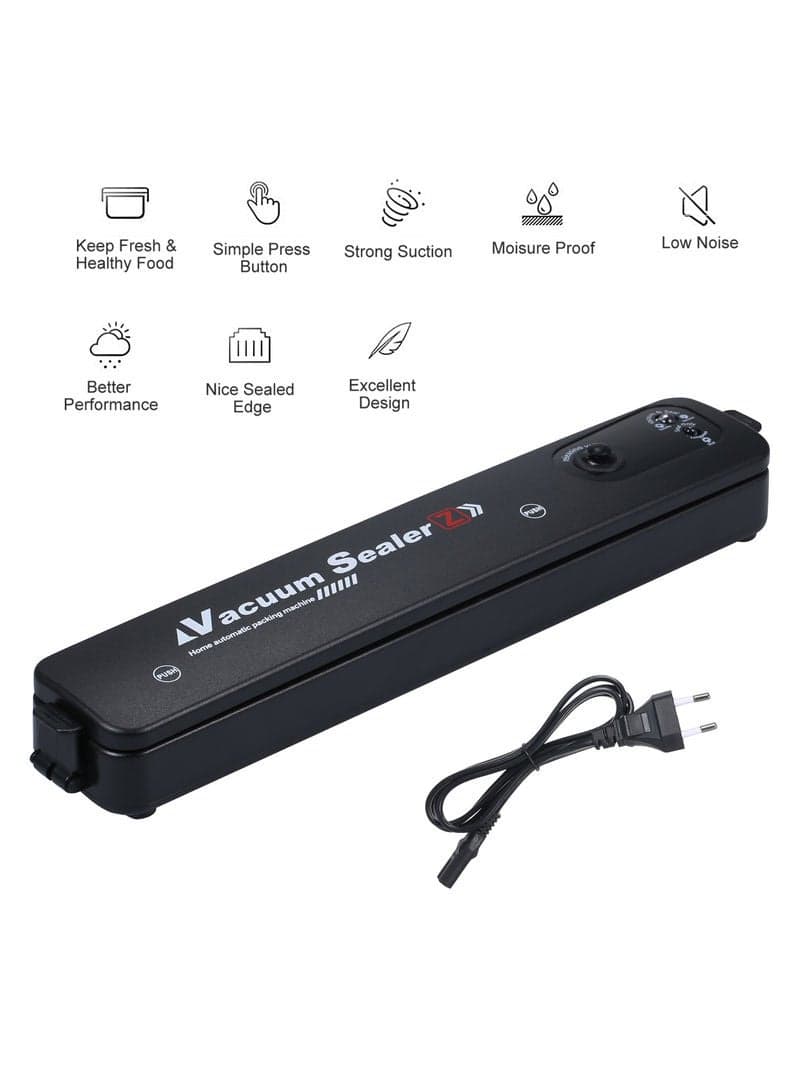 A C100-240 V 90W Full-Automatic Electric Vacuum Sealer Packaging Machine Included 10-Pocket Bag LU-935 Multicolour