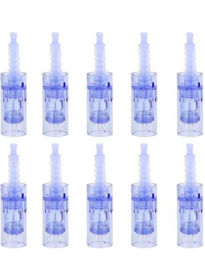 Derma Ultima A6 Replaceable Cartridges 12Pins Needle 10 Pcs Blue 8cm