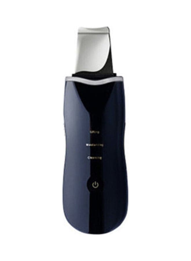 Vibrate Deep Face Cleaning Skin Scrubber Remove Dirt Blackhead Reduce Wrinkles Facial Lifting Peeling Ultrasonic Shovel Black 43 x 15 x 127mm
