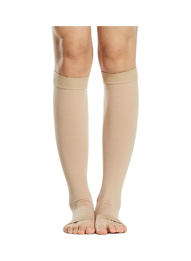 Pair Of Open Toe Compression Stockings Mcm