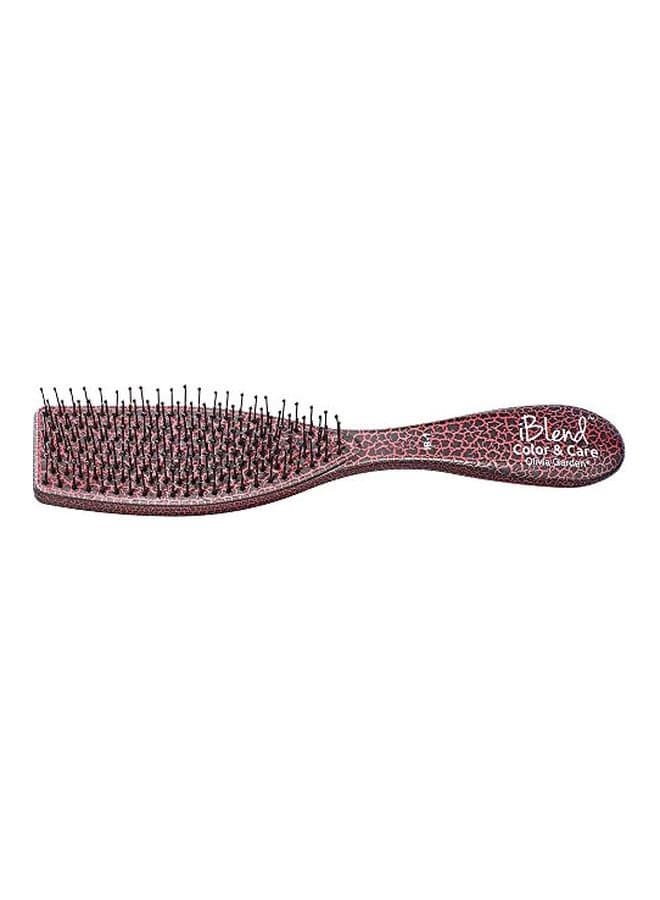 Iblend Colour And Care Blending Hair Brush Black/Red