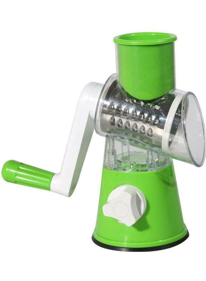 Multifunctional Vegetable Cutter Green/Silver/Clear 24.5x12.5x19cm