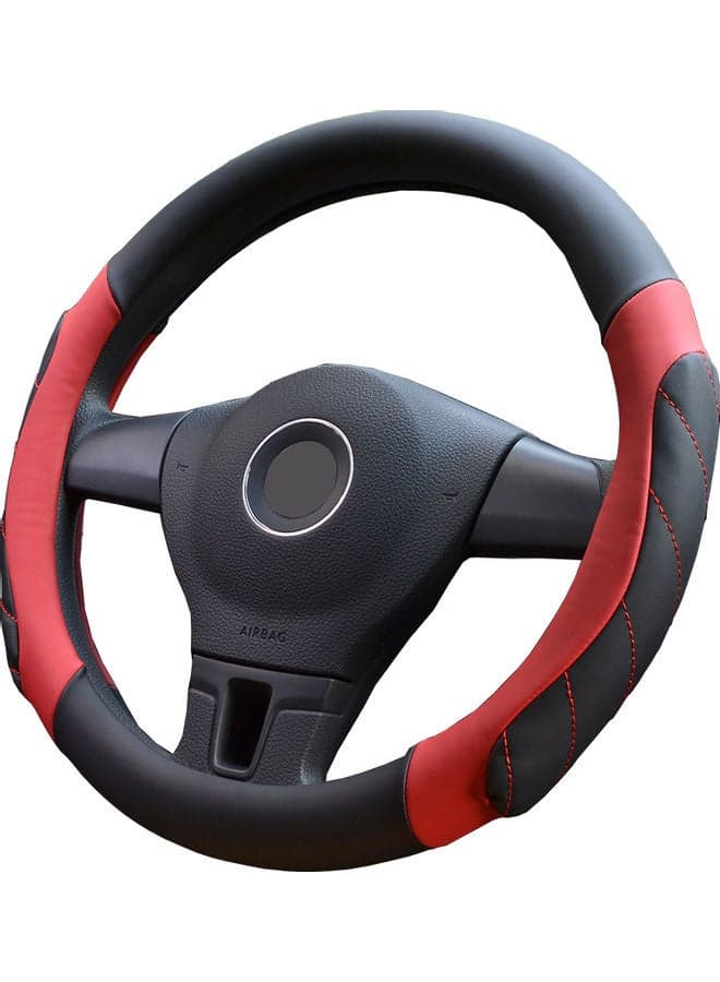 Universal Car Steering Wheel Soft Leather Grip Non-Slip Cover