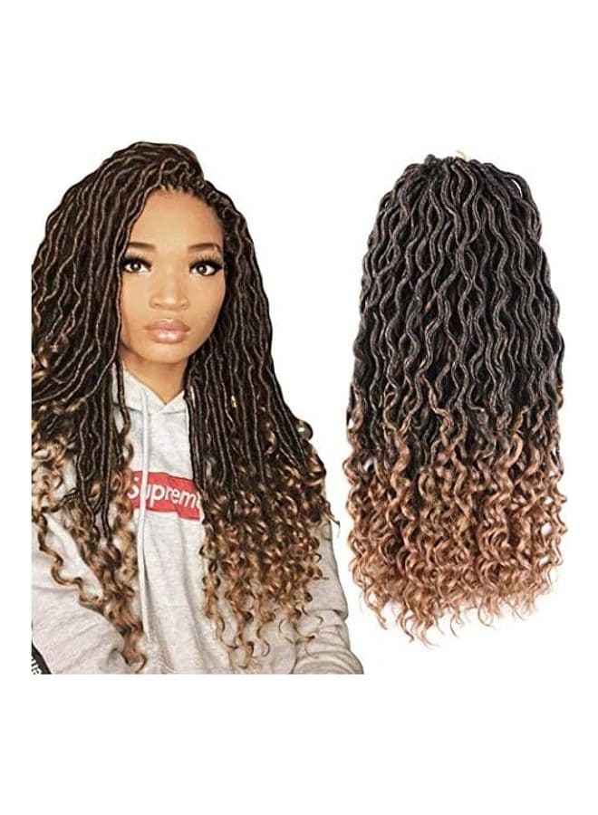 Curly Ends Synthetic Hair Extension Black 11.85inch