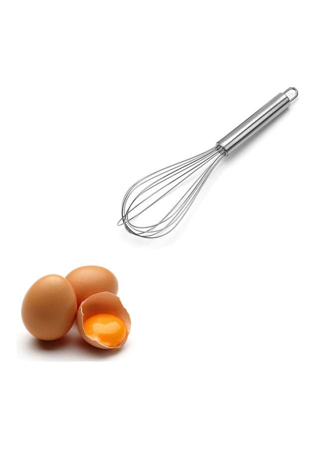 Manual Egg Beater Silver 10inch