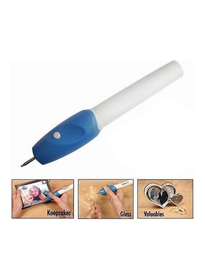 Metal Plastic Glass Wood Jewelry Engrave Pen Multicolour 15 x 2.5 x 2.5cm