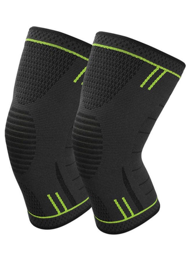 Pair Of Non Slip Sports Knee Pad 21 x 21cm
