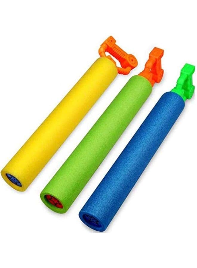 3-Piece Foam Water Pistol Blaster Set