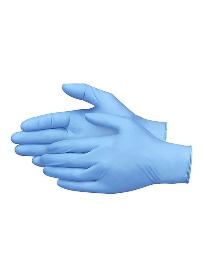 50-Piece Disposable Hand Protection Large Nitrile Gloves