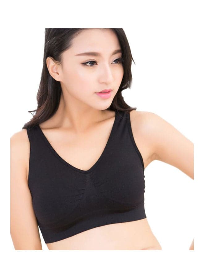 Padded Sports Bra Black