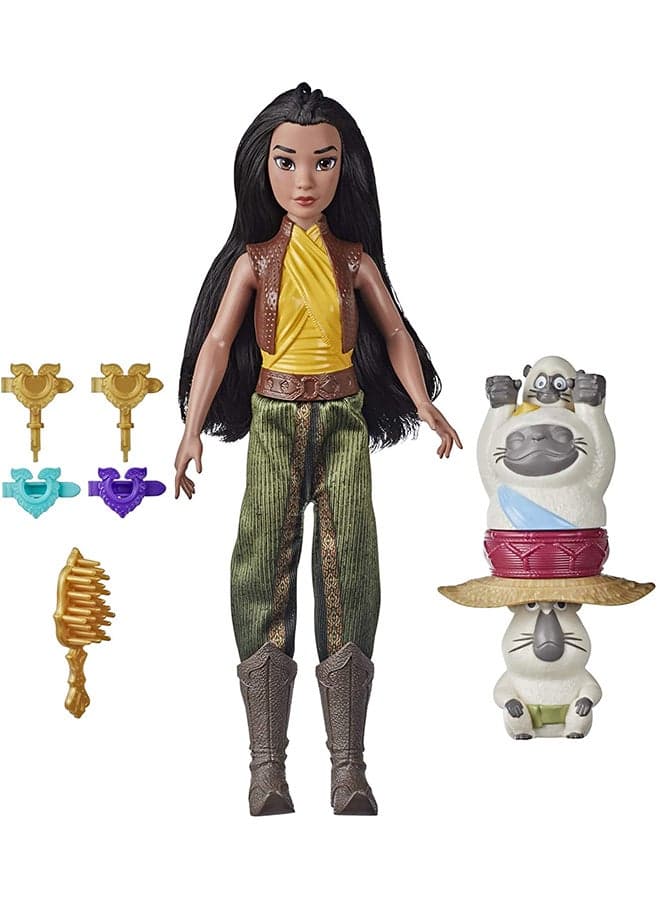 Raya and the Last Dragon Strength and Style Set Fashion Doll