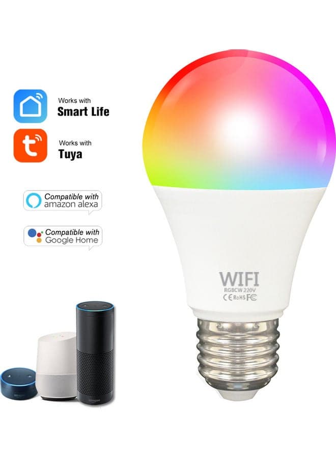 Fcmila TY009 Smart WiFi Light Bulb 110V White