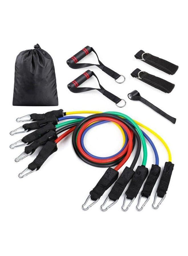 Resistance Band Set Exercise Training Physical Therapy Workouts Set Of 5 19x 16x 11cm