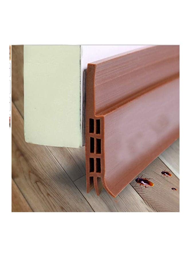 Under Door Sweep Weather Stripping Door Brown 91 x 5cm
