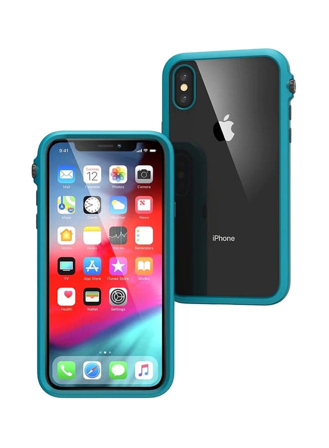Protective Case Cover For Apple iPhone XS / X Teal