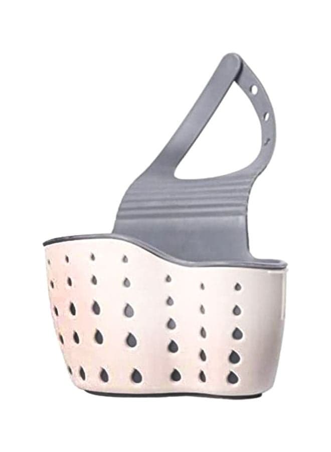 Sponge Holder Basket Beige 25.9x22.4x5.8cm