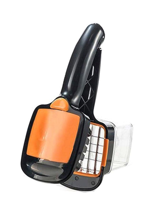 Multifunction Vegetable Cutter Black/Orange 21x7.2cm