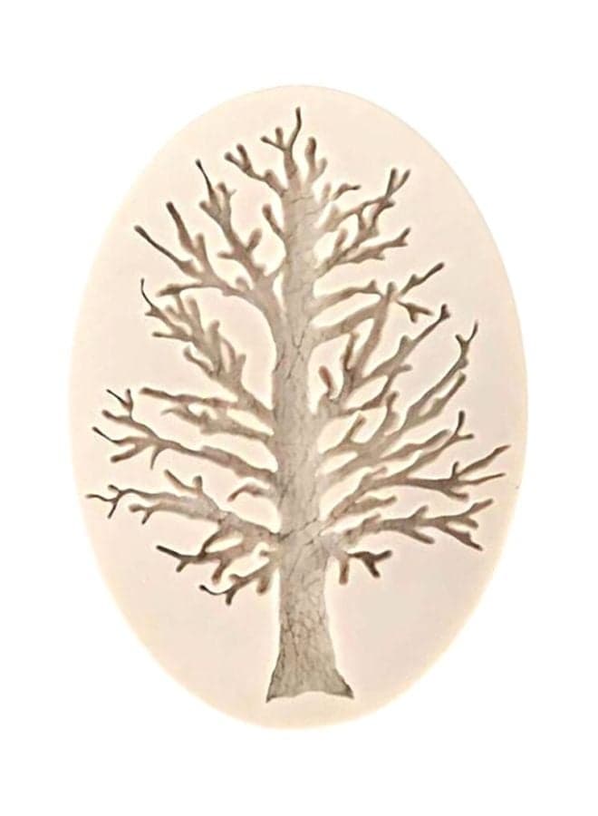 13D Tree Cake Silicone Mold Gray Brown