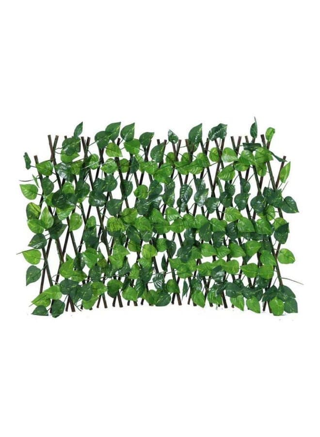 Artificial Fence Vine Leaves Green 15.7inch