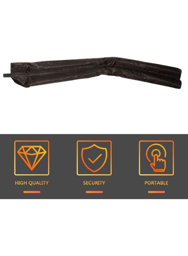 Twin Door Draft For Dodge Guard Stopper Black 85x3x3cm