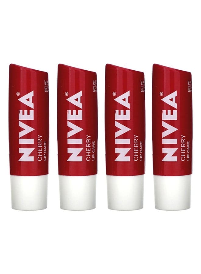 4-Piece Cherry Fruit Lip Balm