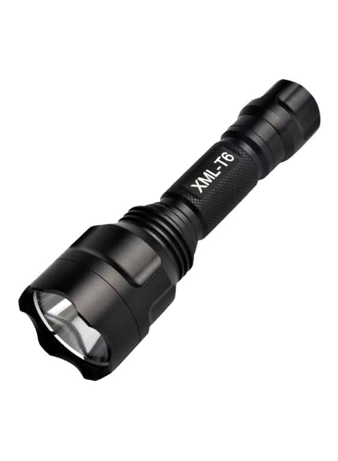 5000Lm C8 XM-L T6 LED 18650 Flashlight 5 Mode Torch Tactical Light Lamp Black 145x45x28mm