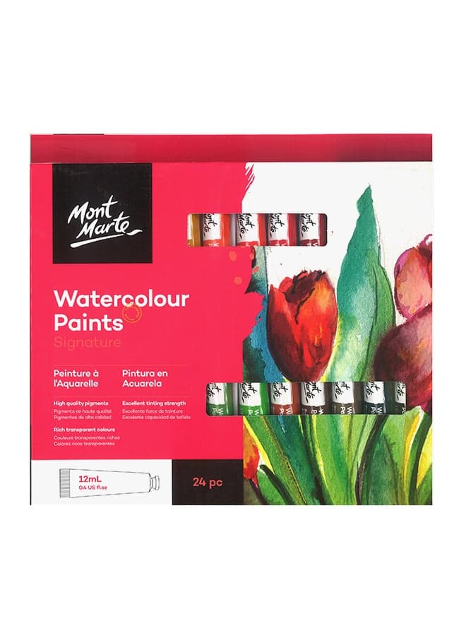 24-Piece Water Colour Paints Set Multicolour